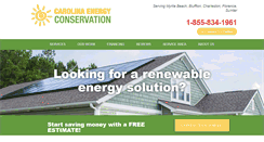 Desktop Screenshot of carolinaenergyconservation.com